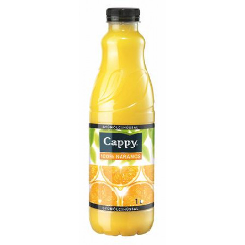 Cappy Gyümölcslé 100 1l rostos narancs DRS