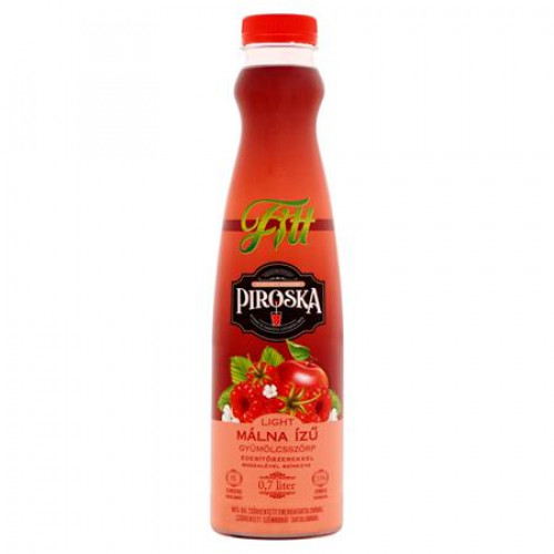 Piroska Szörp light 0,7l Fitt málna DRS