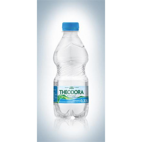 Theodora Ásványvíz szénsavas 0,33l PET palack DRS