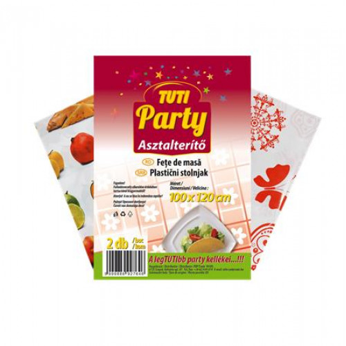 Tuti Műanyag asztalterítő 100 x 120 cm 2 db Party