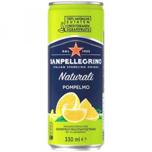 San Pellegrino Üdítőital szénsavas 0,33l grapefruit DRS