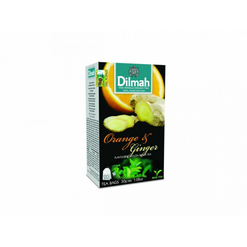 Dilmah Fekete tea 20x1,5g Narancs - Orange & Ginger