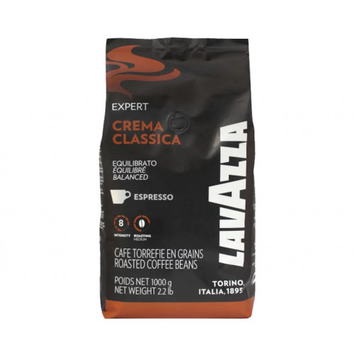 Lavazza Kávé pörkölt szemes 1000g Expert Crema Classica