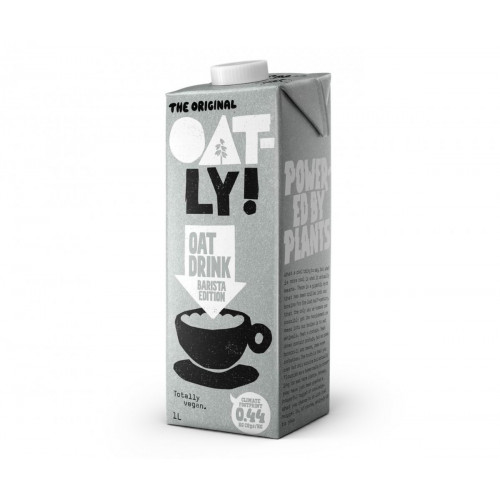 OATLY Növényi ital 1l szürkedobozos Barista zabital