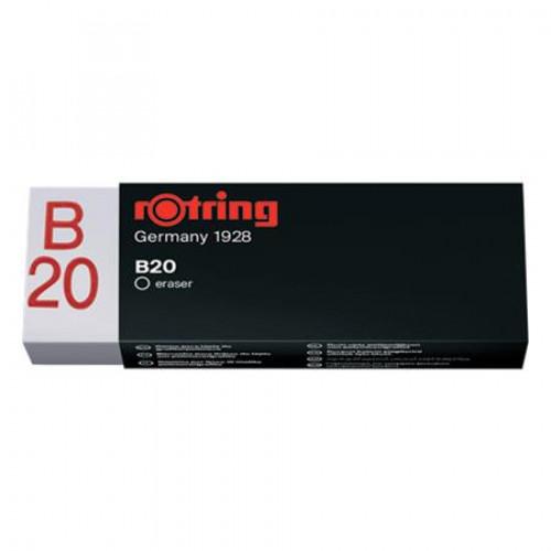 Rotring Radír papírtokkal Rapid B20 fehér