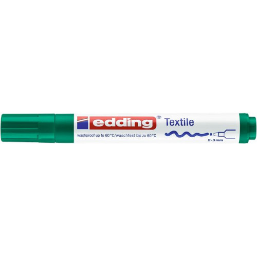 Edding Textilmarker 2-3mm kúpos 4500 zöld