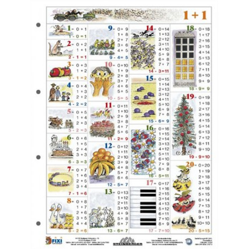 Stiefel Tanulói munkalap A4 Összeadás II. rajzos