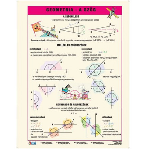 Stiefel Tanulói munkalap A4 Geometria -a szög