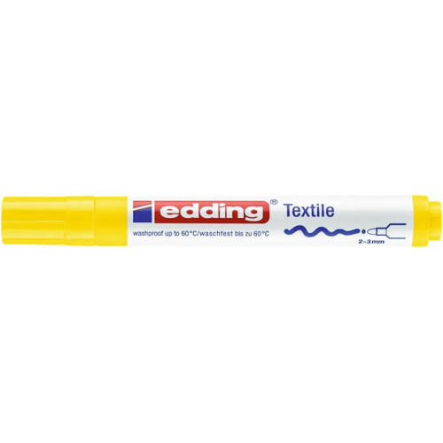 Edding Textilmarker 2-3mm kúpos 4500 sárga