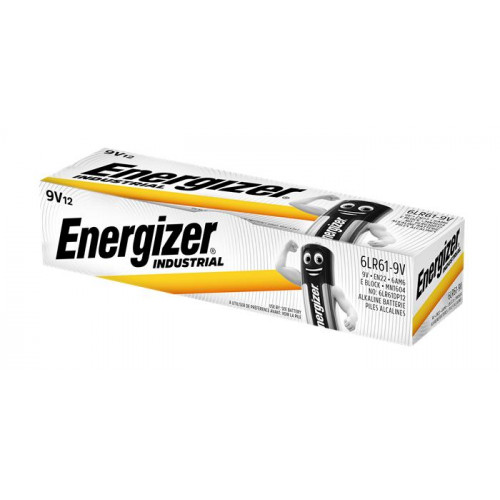 Energizer Elem 9V 12db Alkaline Power Industrial
