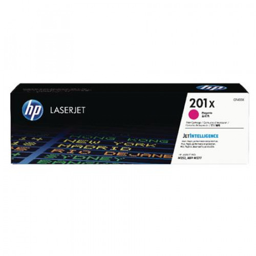 HP CF403X Lézertoner Color LaserJet Pro M252,M277 nyomtatóhoz 201X magenta 2,3k
