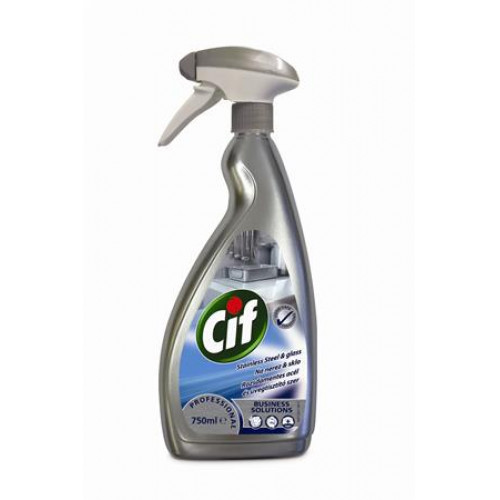 Cif Rozsdamentes acél- és üvegtisztító szer 750ml