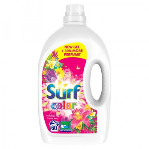 Surf Mosógél 60 mosáshoz 3l Tropical Lily&Ylang ylang