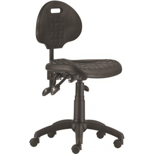 Munkaszék háttámlás műanyag ülőfelület és támla aszinkron mechanika 1290 fekete