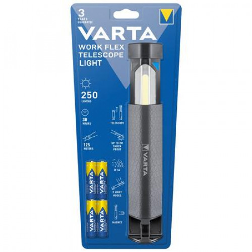 Varta Elemlámpa LED Work Flex Telescope