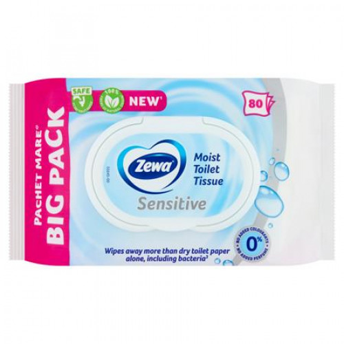 Zewa Toalettpapír nedves 80db sensitive