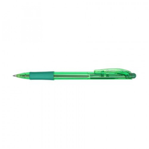 Pentel Golyóstoll 0,35mm nyomógombos BK417 zöld