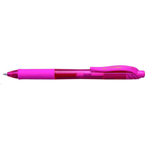 Pentel Zseléstoll 0,35mm nyomógombos EnerGelX BL107 rózsaszín