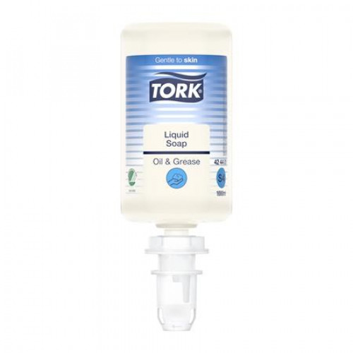 Tork Folyékony szappan 1l S4 rendszer Olaj és zsíroldó átlátszó (424401)