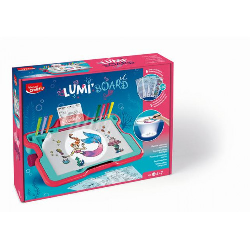 Maped Creativ Kreatív készségfejlesztő rajzkészlet Lumi Board Hableány