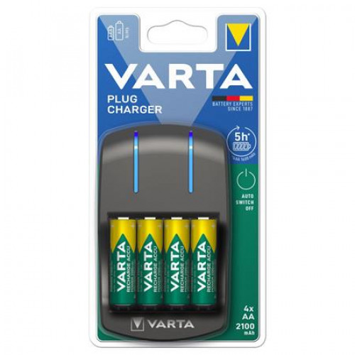 Varta Elemtöltő AA/AAA 4x2100mAh AA Plug