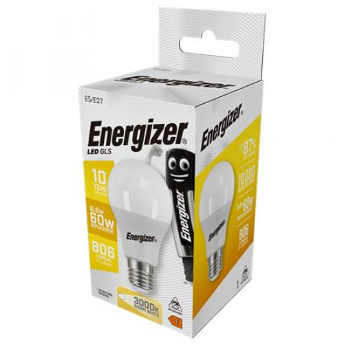Energizer LED izzó E27 normál gömb 8,8W (60W) 806lm 3000K