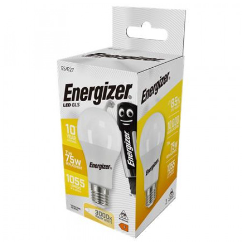 Energizer LED izzó E27 normál gömb 11,1W (75W) 1055lm 3000K