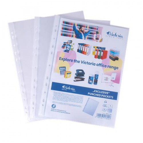 Victoria Office Genotherm lefűzhető A4 120mikron narancsos felület