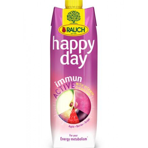Rauch Gyümölcslé 60 1l Happy day Immun Active