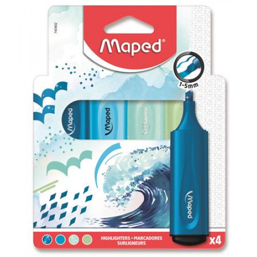 Maped Szövegkiemelő készlet 1-5mm Fluo Peps Assorted vegyes színek