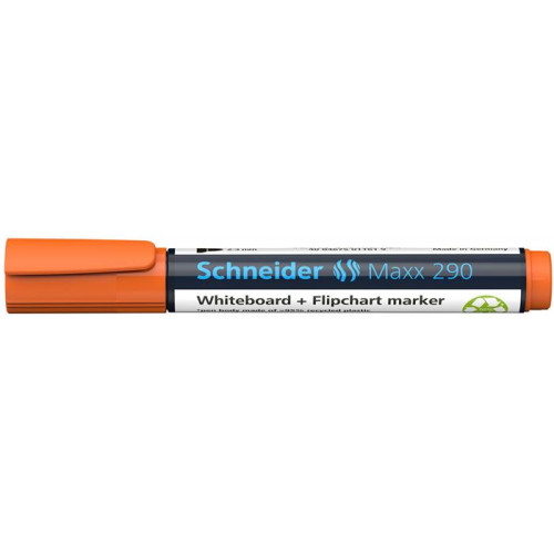 Schneider Tábla- és flipchart marker 2-3mm kúpos Maxx 290 narancssárga