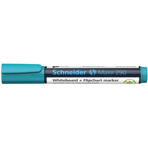 Schneider Tábla- és flipchart marker 2-3mm kúpos Maxx 290 türkizkék