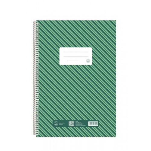 Fűzfői Spirálfüzet A4 sima 70lap Novum