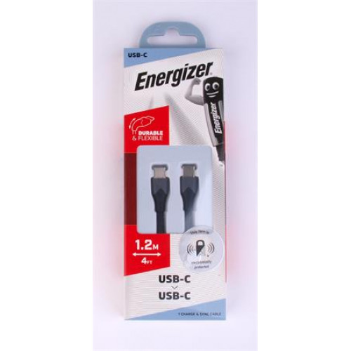 Energizer USB kábel USB-C - USB-C 1,2m fekete
