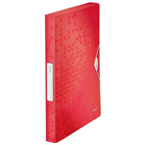 Leitz Gumis mappa 30mm PP A4 Wow Jumbo piros