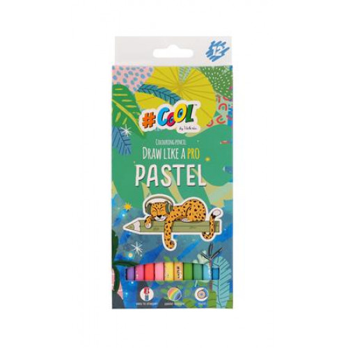 Cool By Victoria Színes ceruza készlet kerek Pastel 12 pasztell szín
