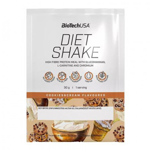 BioTechUSA Étrend-kiegészítő italpor 30g Diet Shake cookies&cream