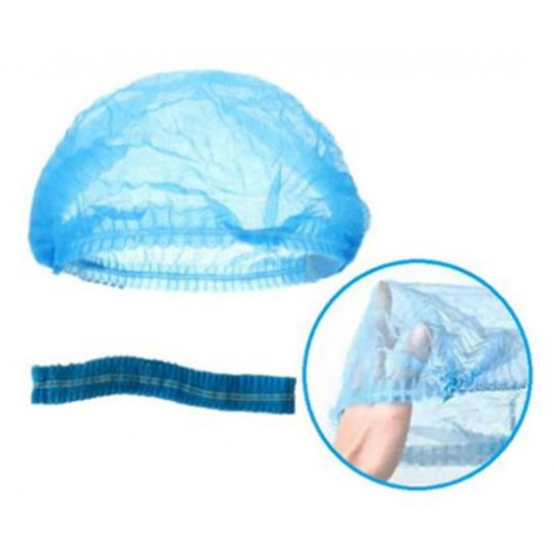 Egészségügyi hajháló harmonikás kék