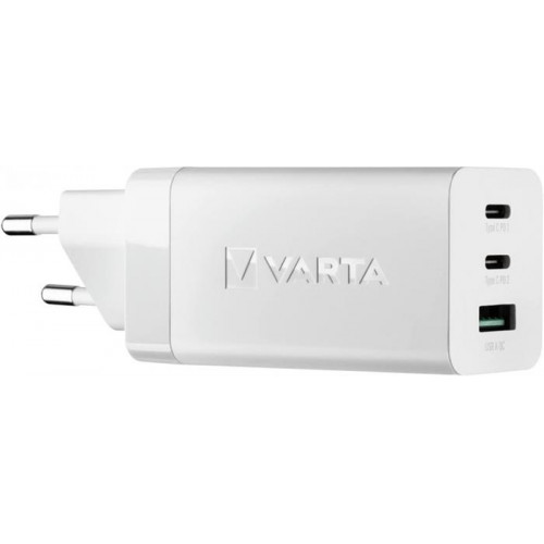Varta Hálózati töltő 1xUSB 2x USB-C kimenet 65W High Speed