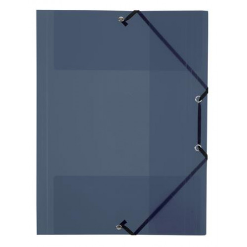 Viquel Gumis mappa 15mm PP A4 Propyglass füstszínű