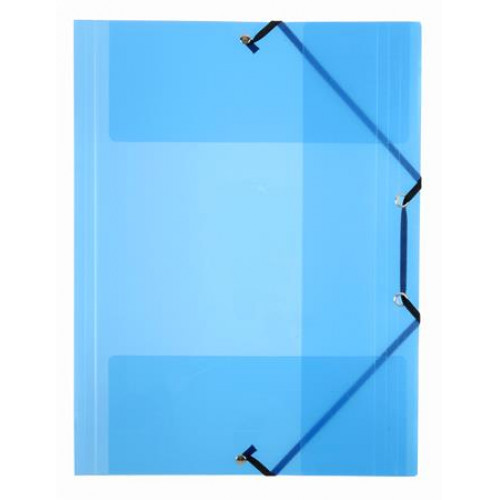 Viquel Gumis mappa 15mm PP A4 Propyglass kék