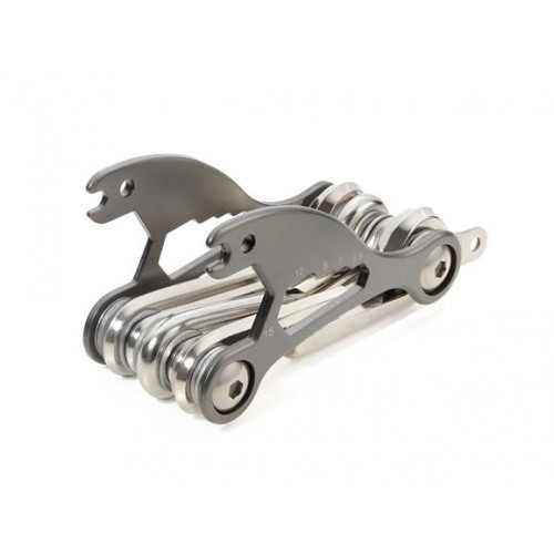 Troika Szerszám kerékpárhoz 18 funkció Bike Multitool ezüst