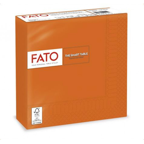 Fato Szalvéta 1/4 hajtogatott 33x33cm Smart Table narancs