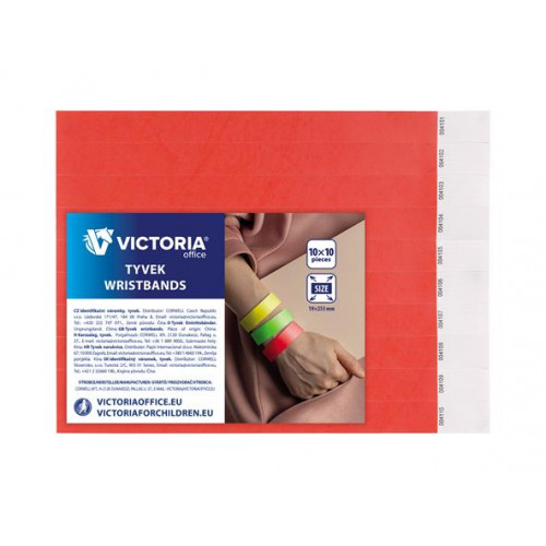 Victoria Office Karszalag 3/4 tyvek piros