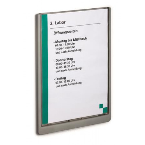 Durable Információs tábla 210x297mm CLICK SIGN szürke