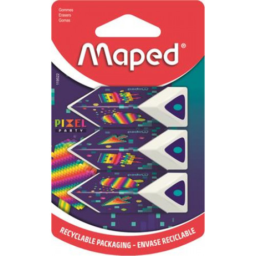 Maped Radír Pixel Party Pyramid 3 darab