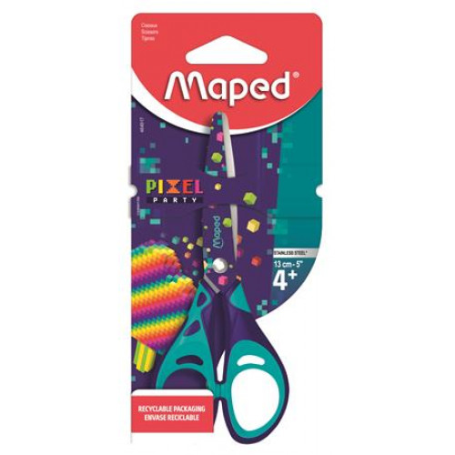 Maped Olló iskolai 13cm Pixel Party