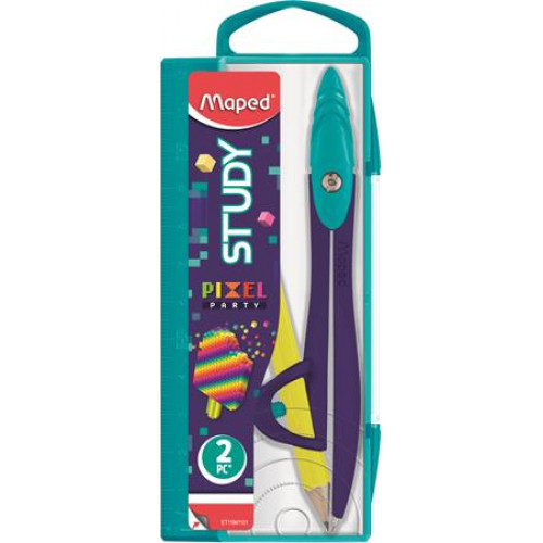 Maped Körző adapterrel Pixel Party Study