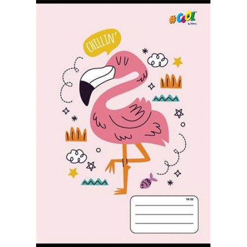 Cool By Victoria Füzet tűzött A5 vonalas 32lap 2. osztály Holiday vibes 16-32