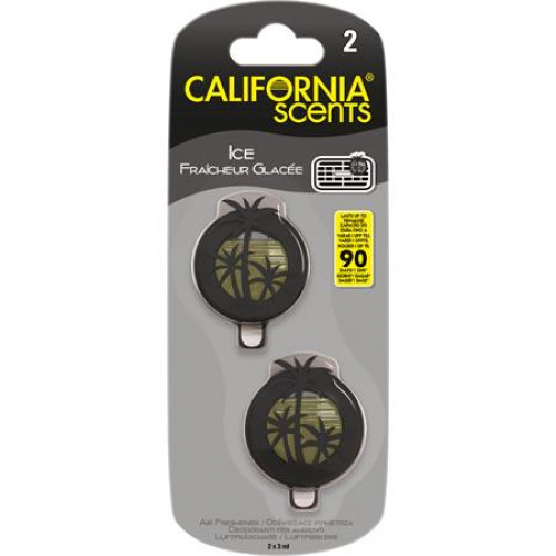 California Scents Autóillatosító mini diffúzer 2x3ml ICE